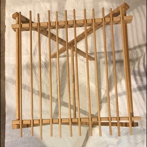 Wooden pasta dry rack William Sonoma Collapsible